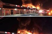 加州羅蘭崗商業區發生火災，多家店鋪被燒燬