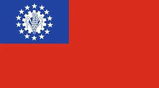 奈溫時期的緬甸國旗