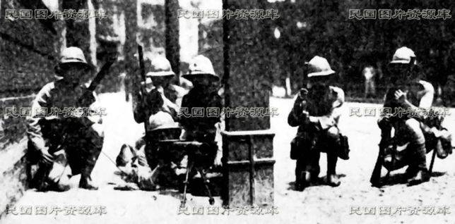 1925年5月，武裝鎮壓示威者的英國巡捕