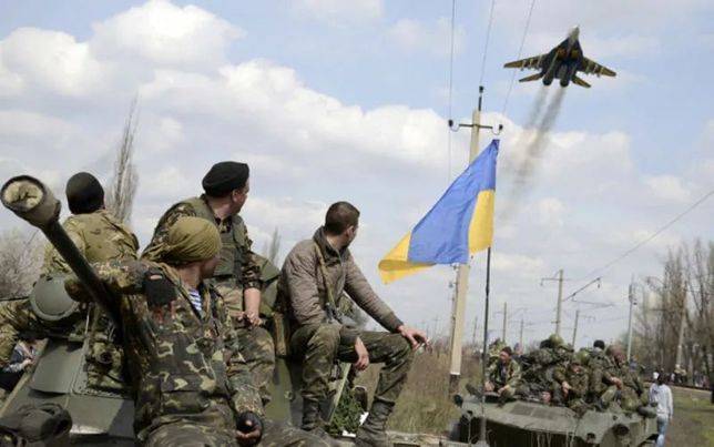 烏克蘭政府軍和頓巴斯勢力對峙