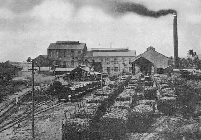 日本在塞班島上建立的製糖廠