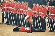 為什麼英國女王衛隊暈倒時，都是臉著地？