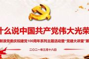 新浪 (SINA.com) 黨委：為什麼說中國共產黨偉大光榮正確