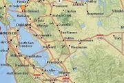 舊金山附近突發兩場地震，最高3.6級，舊金山，東灣有震感