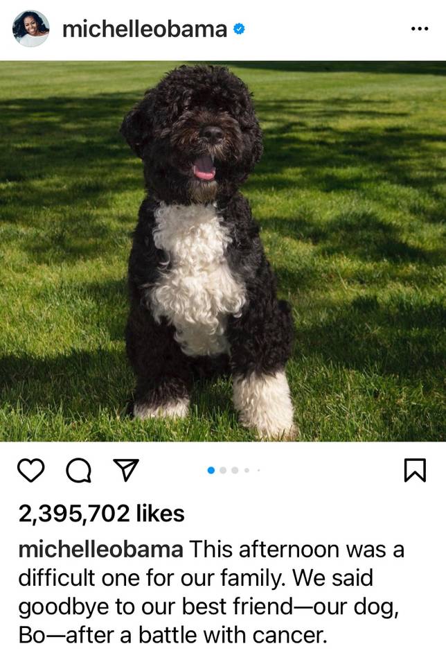 米歇爾·奧巴馬Instagram截圖