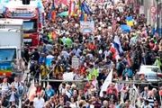 柏林、倫敦爆發反口罩示威！數萬人不戴口罩人擠人