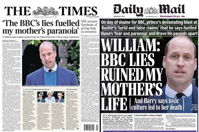 鏡報：「BBC的謊言，毀了我們的母親」