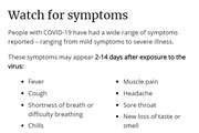 不止是發燒咳嗽！美國CDC新增6個新冠病毒感染症狀