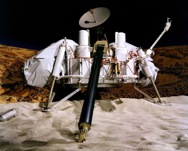 美國海盜-2在火星著陸示意圖版權／NASA