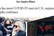 新冠病毒：加州超越紐約，成為美國最大疫區